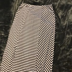 Striped skirt